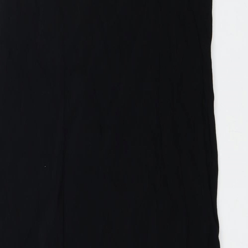 Principles Womens Black Viscose Tank Dress Size 10 V-Neck Pullover