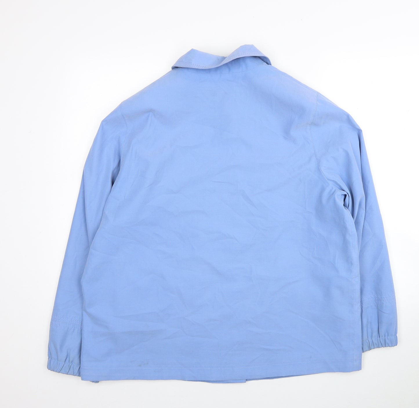 Marks and Spencer Womens Blue Jacket Coatigan Size 18 Button