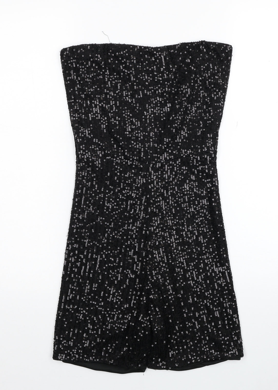 Club London Womens Black Polyester Playsuit One-Piece Size 6 L5 in Zip