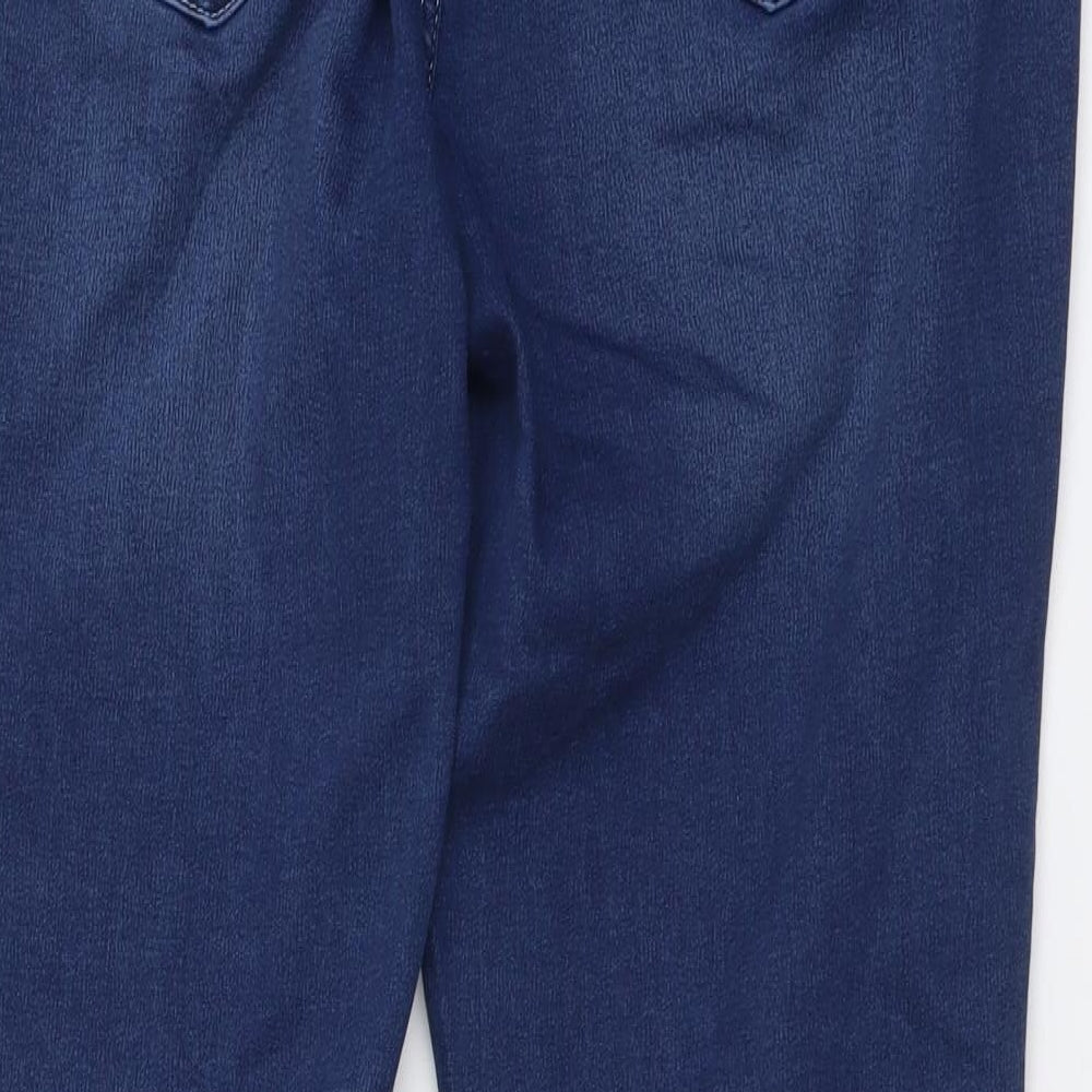 NEXT Womens Blue Cotton Jegging Leggings Size 16 L28 in