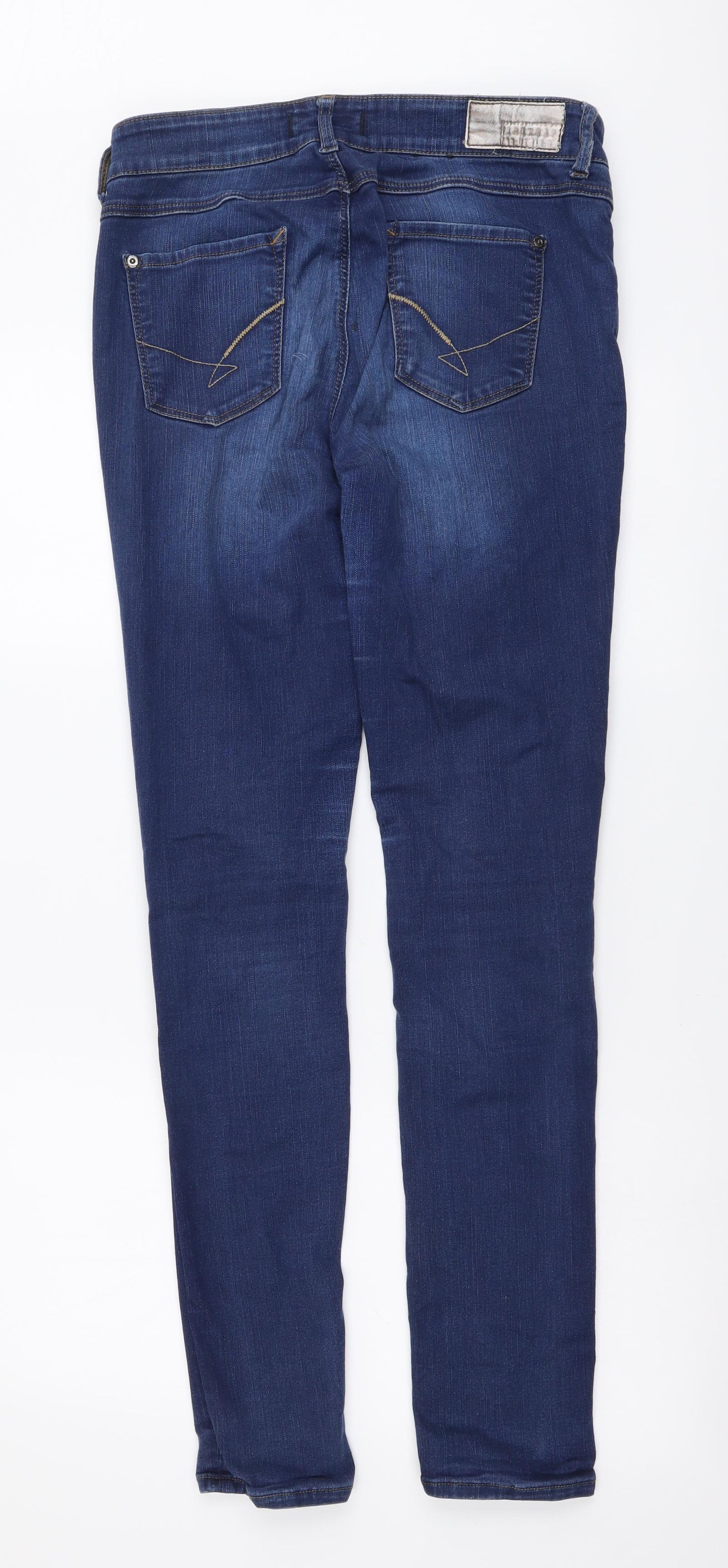 Firetrap Womens Blue Cotton Skinny Jeans Size 30 in L31 in Regular Button
