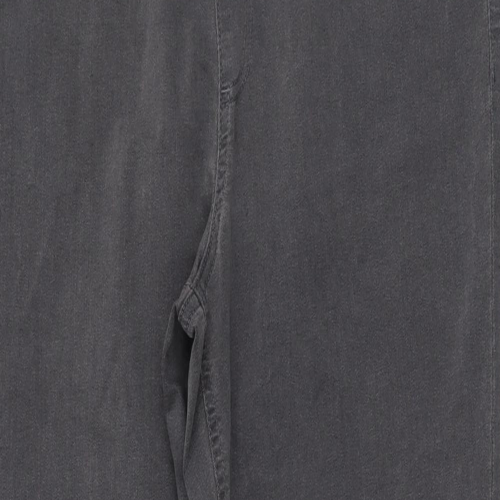 Marks and Spencer Womens Grey Cotton Jegging Leggings Size 16 L28 in
