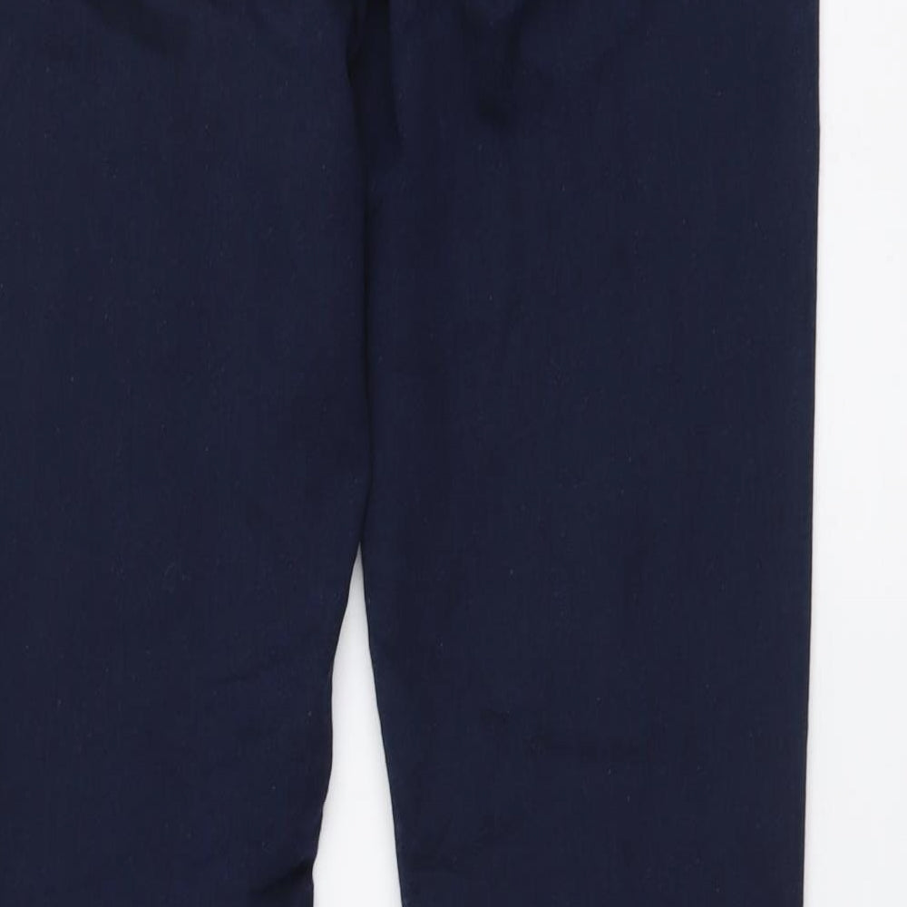 Marks and Spencer Womens Blue Cotton Skinny Jeans Size 8 L28 in Regular Button