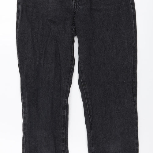 Dr. Denim Womens Grey Cotton Mom Jeans Size 24 in L30 in Regular Button