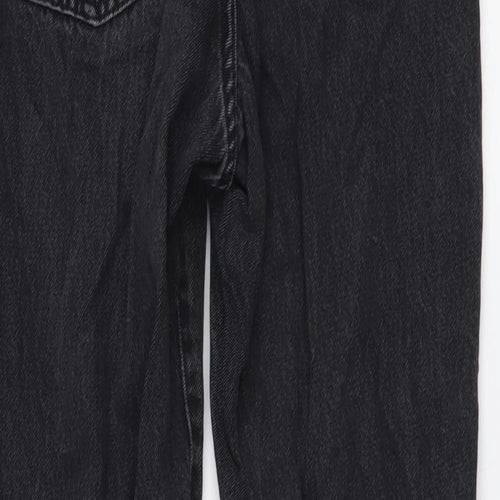 Dr. Denim Womens Grey Cotton Mom Jeans Size 24 in L30 in Regular Button