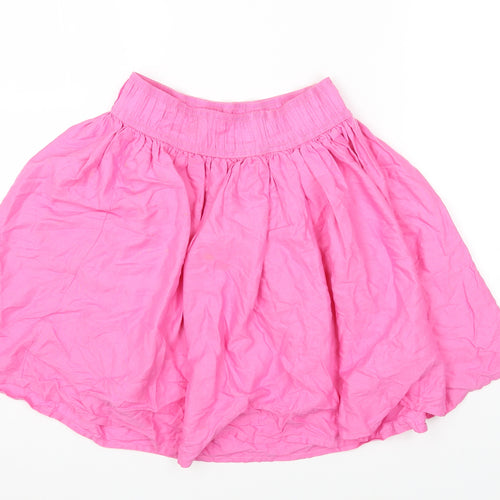 L.O.G.G Girls Pink Viscose Mini Skirt Size 12-13 Years Regular