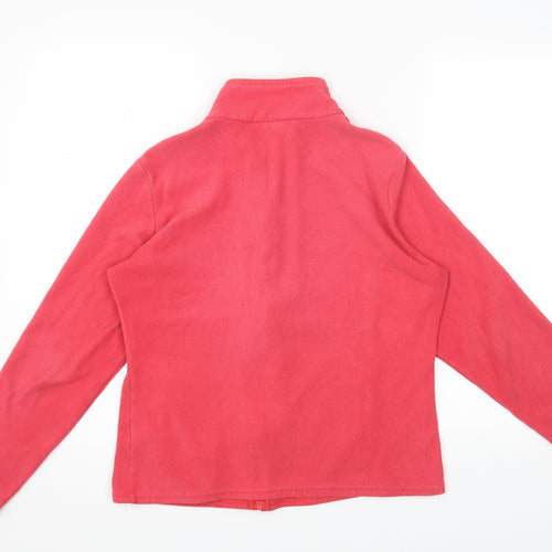 Marks and Spencer Womens Red Jacket Size 16 Zip