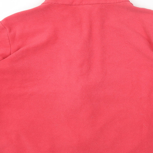Marks and Spencer Womens Red Jacket Size 16 Zip