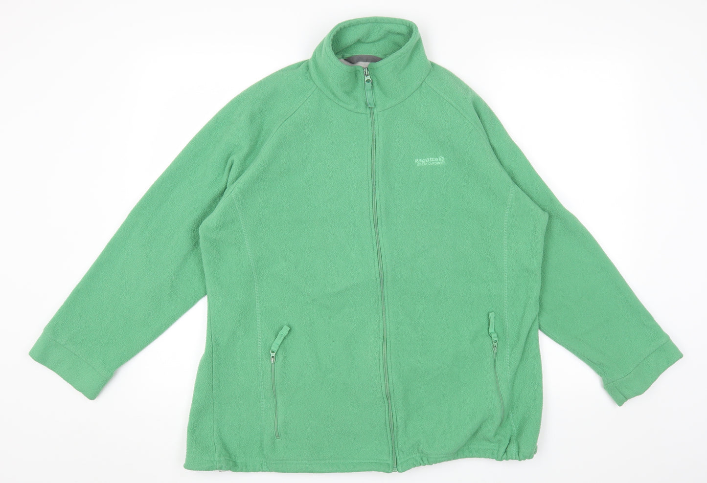Regatta Womens Green Jacket Size 16 Zip
