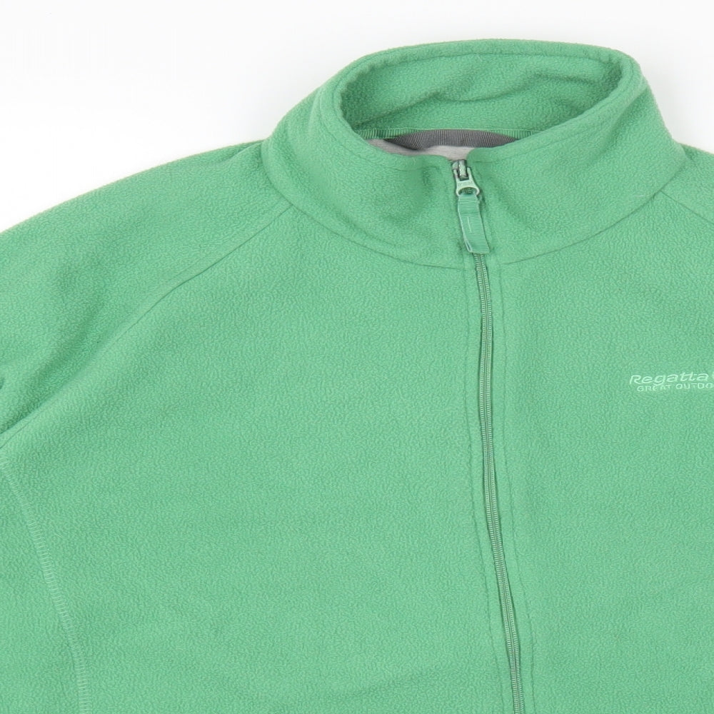 Regatta Womens Green Jacket Size 16 Zip