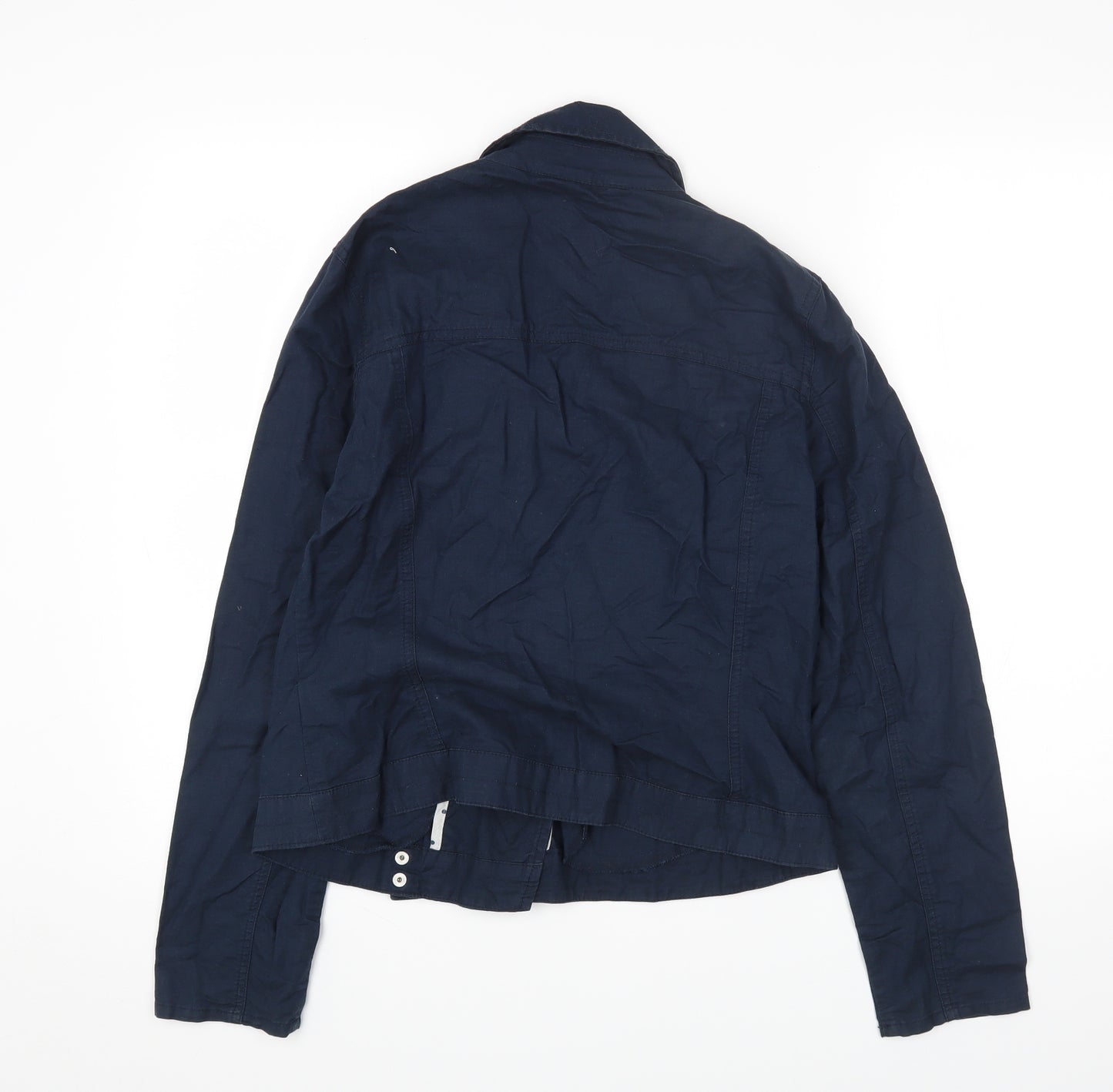 Marks and Spencer Womens Blue Jacket Size 12 Zip