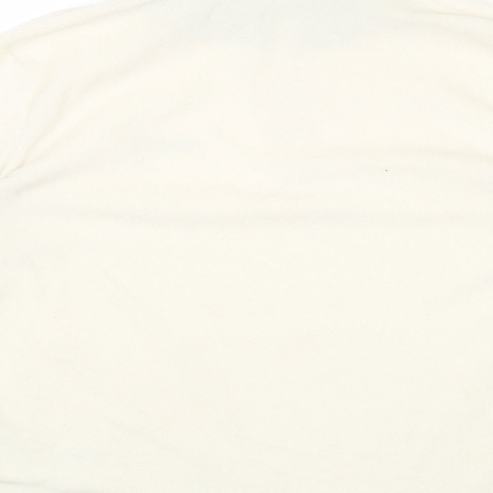 Regatta Womens White Round Neck Polyester Pullover Jumper Size 12