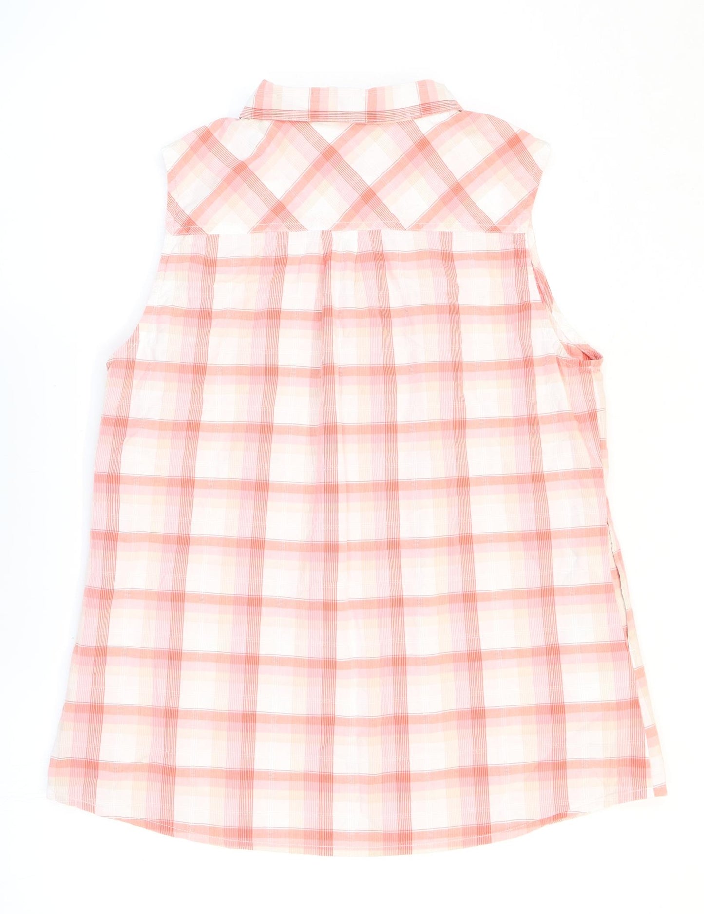 prAna Womens Multicoloured Plaid Cotton Basic Button-Up Size M Collared