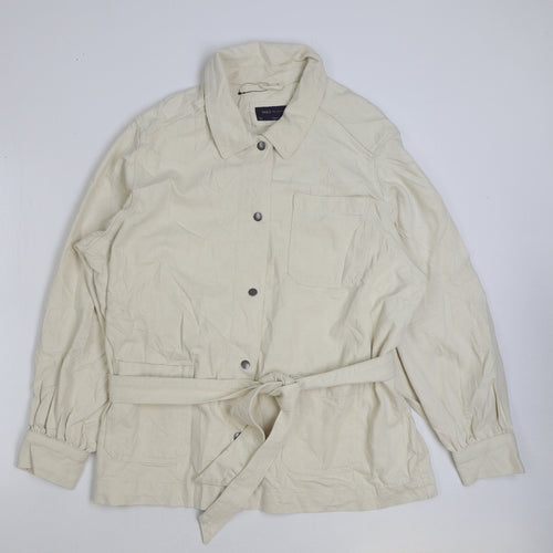 Marks and Spencer Womens Ivory Jacket Size 20 Button