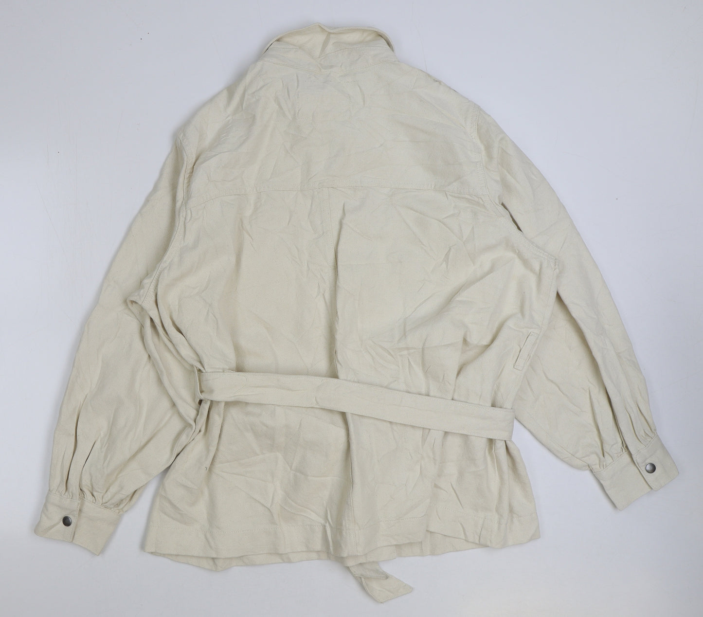 Marks and Spencer Womens Ivory Jacket Size 20 Button
