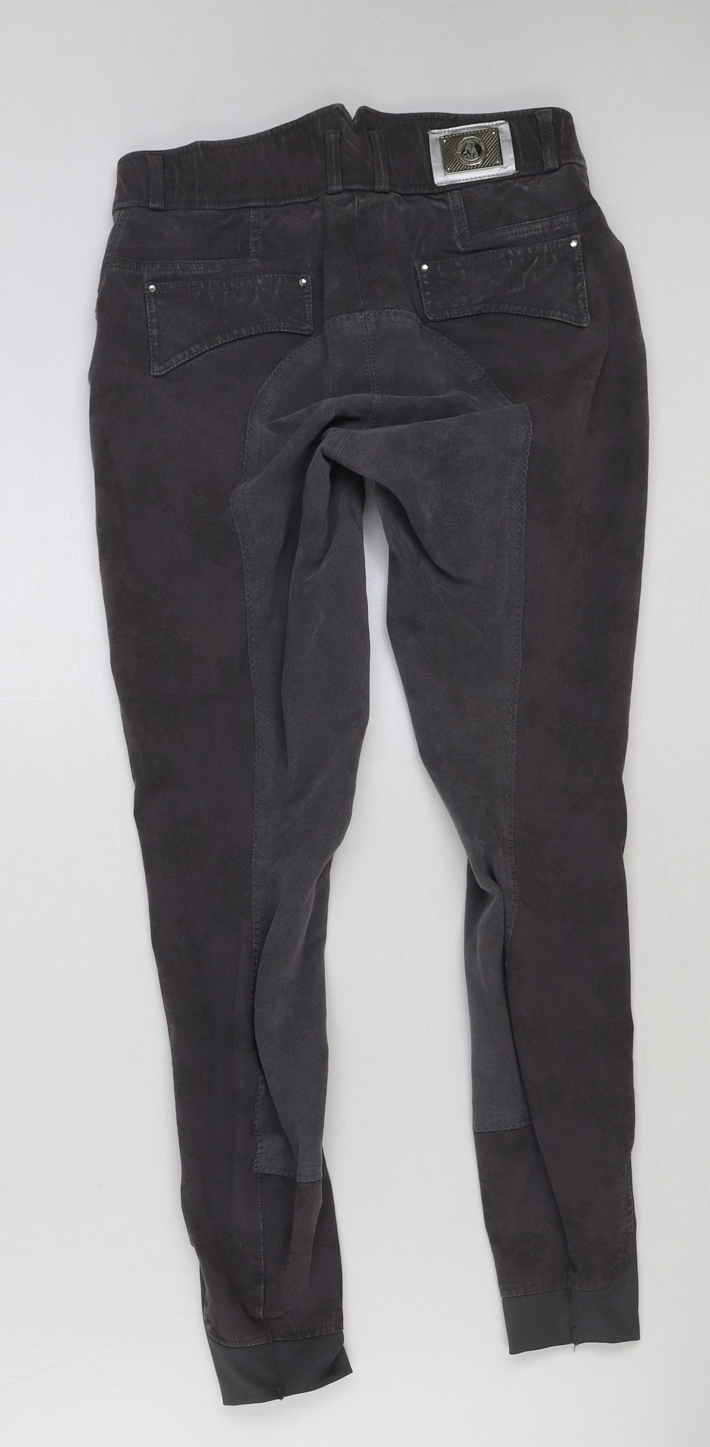 Cavallino Womens Grey Cotton Jegging Jeans Size 10 L27 in Regular Button