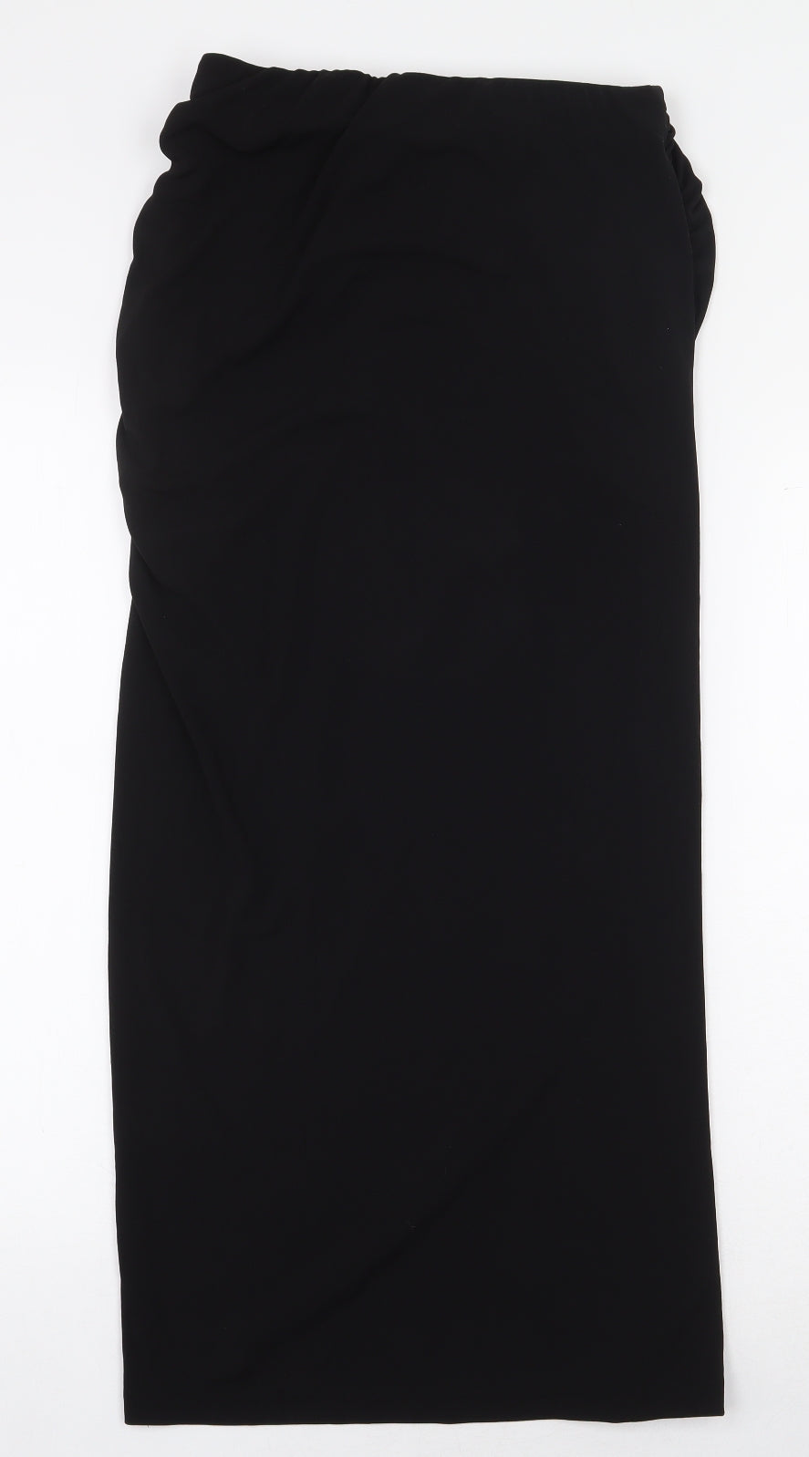 Zara Womens Black Polyester Maxi Skirt Size L