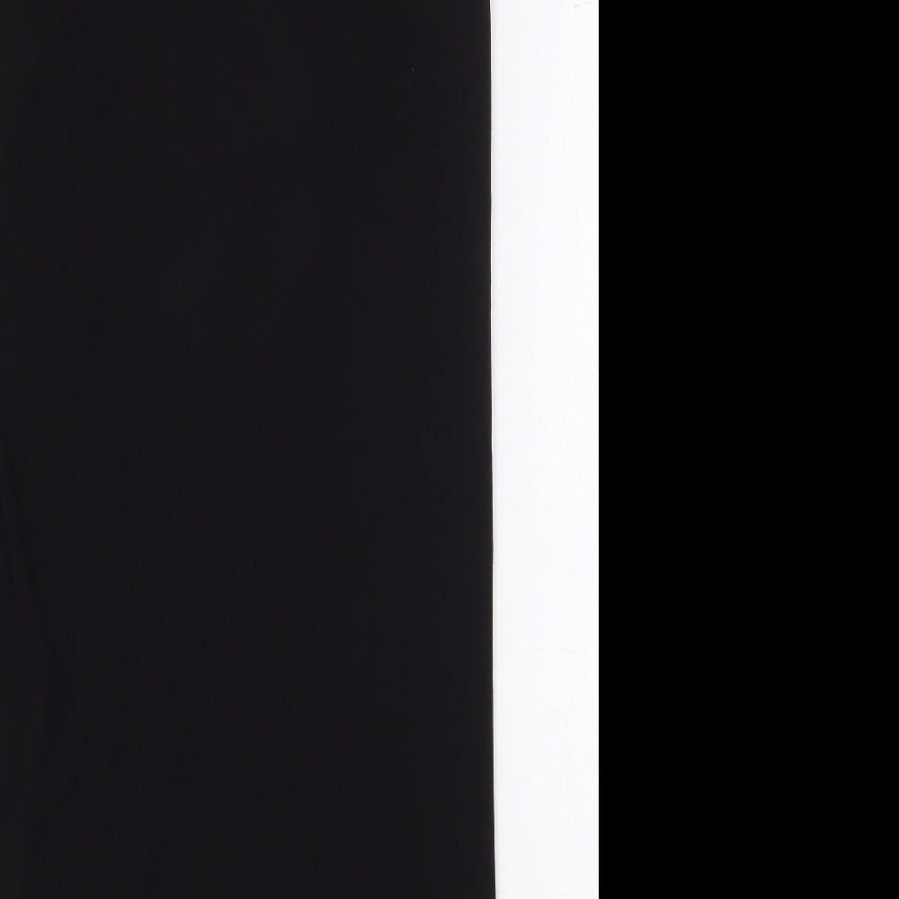 Zara Womens Black Polyester Maxi Skirt Size L