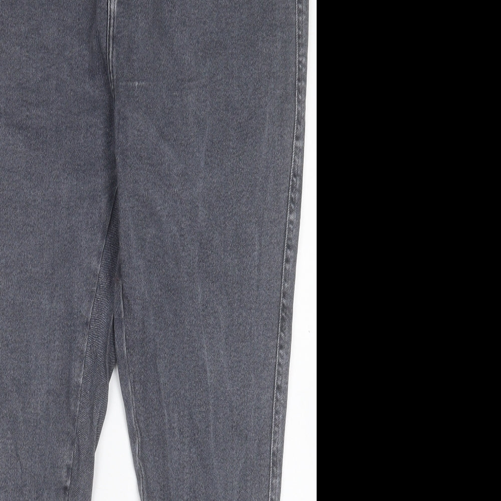 Dr. Denim Mens Grey Cotton Skinny Jeans Size 42 in L28 in Regular Button