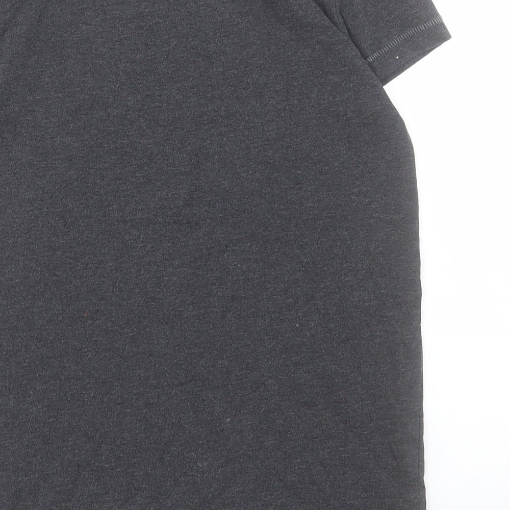 NEXT Girls Grey Cotton Basic T-Shirt Size 9 Years Crew Neck Pullover - Best Kid Ever