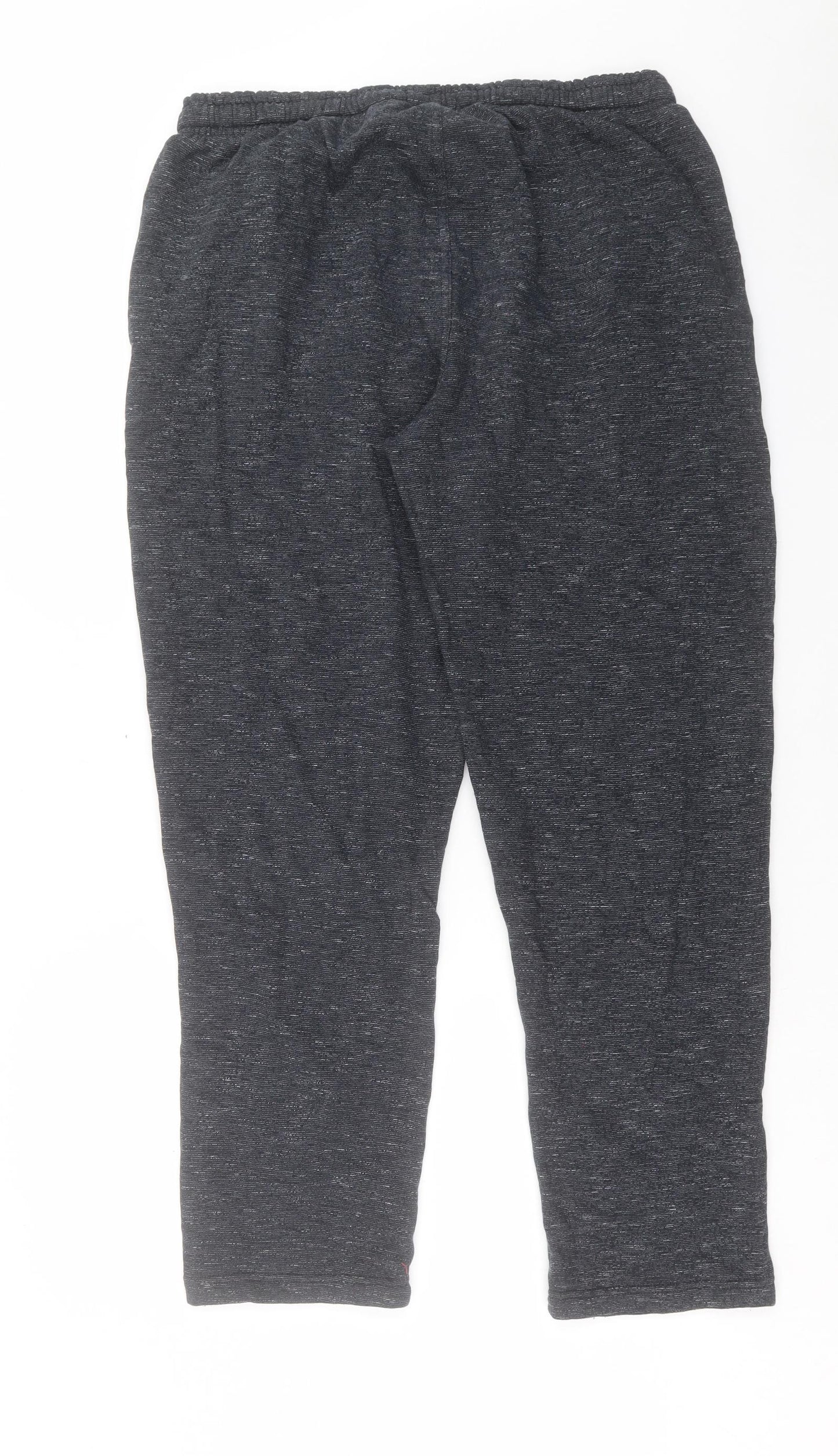 Matalan Mens Grey Cotton Jogger Trousers Size L L35 in Regular Drawstring