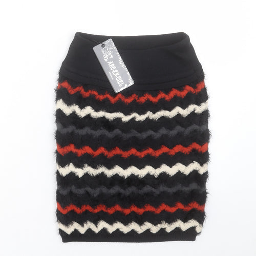 Arc-En-Ciel Womens Multicoloured Geometric Acrylic A-Line Skirt Size L - Size L/XL