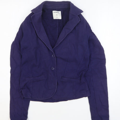 Sandwich Womens Blue Jacket Blazer Size S Button