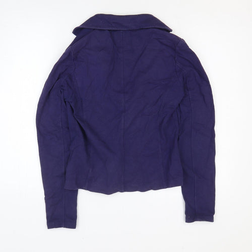 Sandwich Womens Blue Jacket Blazer Size S Button