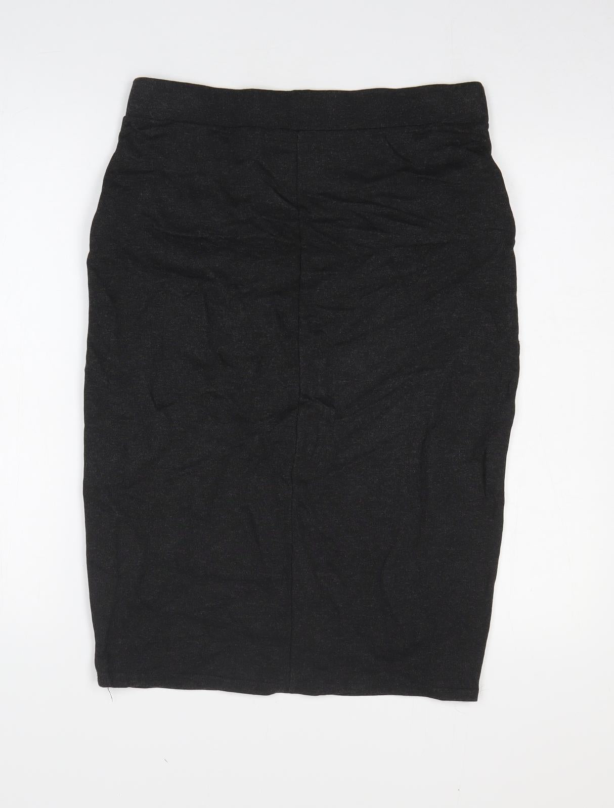 NEXT Womens Grey Polyester Straight & Pencil Skirt Size 14