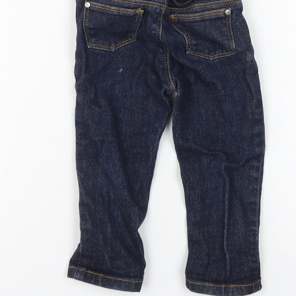 Petit Batau Boys Blue Cotton Capri Jeans Size 18 Months Pullover