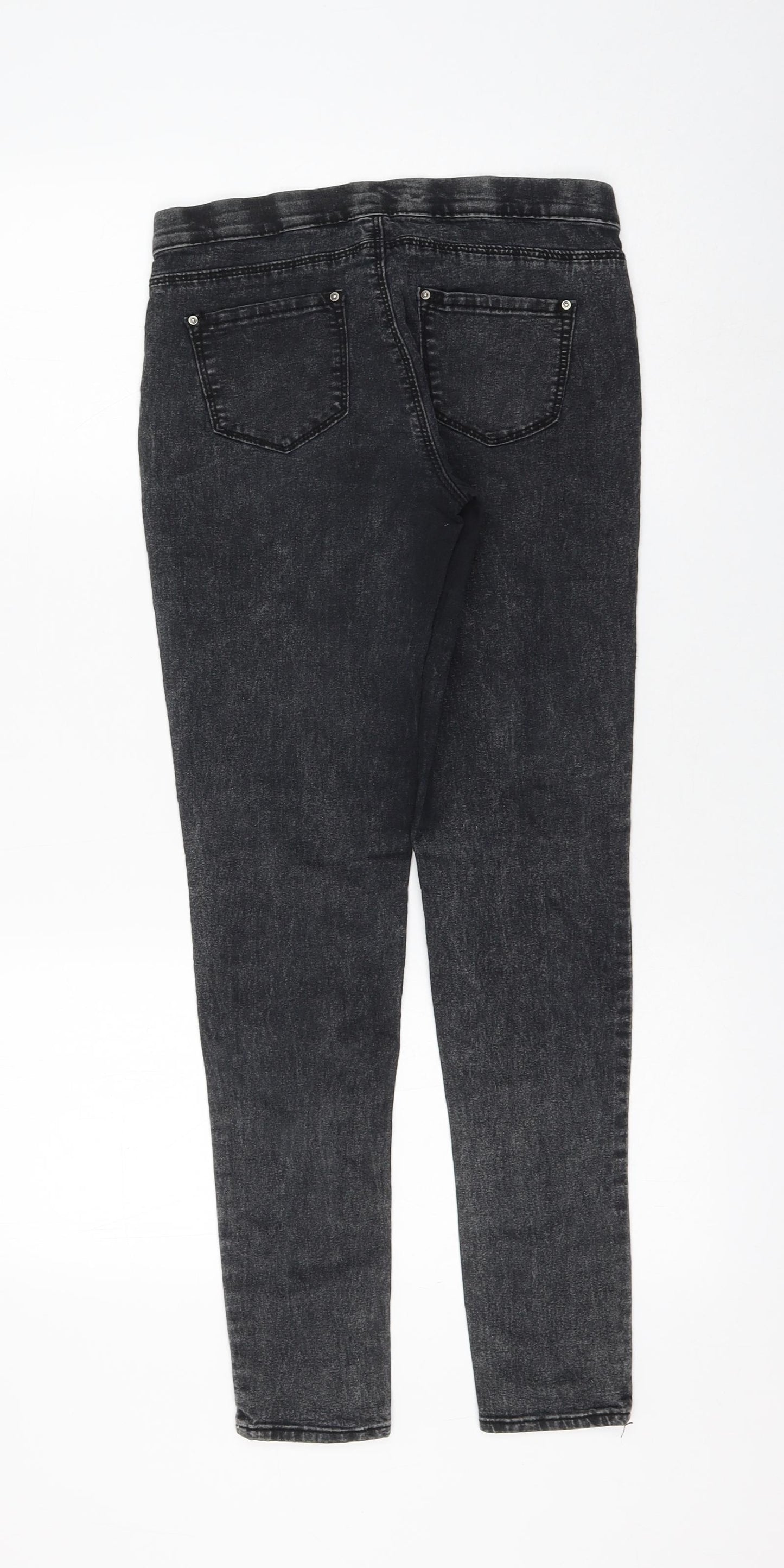 Primark Womens Grey Cotton Jegging Jeans Size 8 L28 in Regular