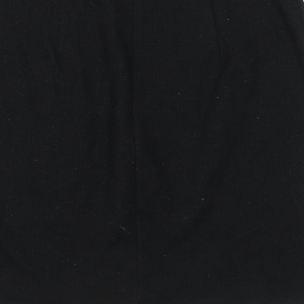 Roman Womens Black Polyester Straight & Pencil Skirt Size 14
