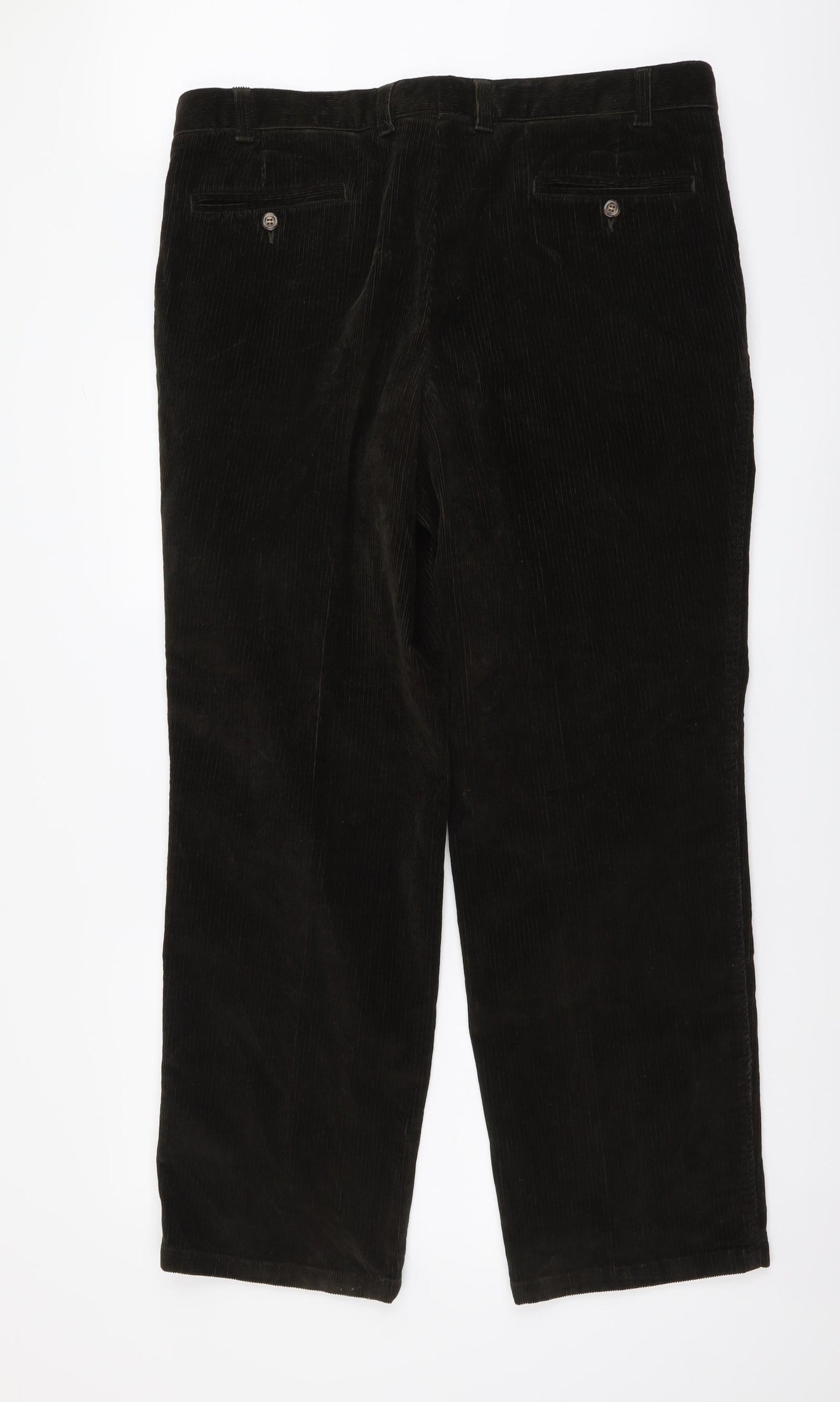 Guise Womens Green Cotton Straight Jeans Size 38 in L31 in Regular Button