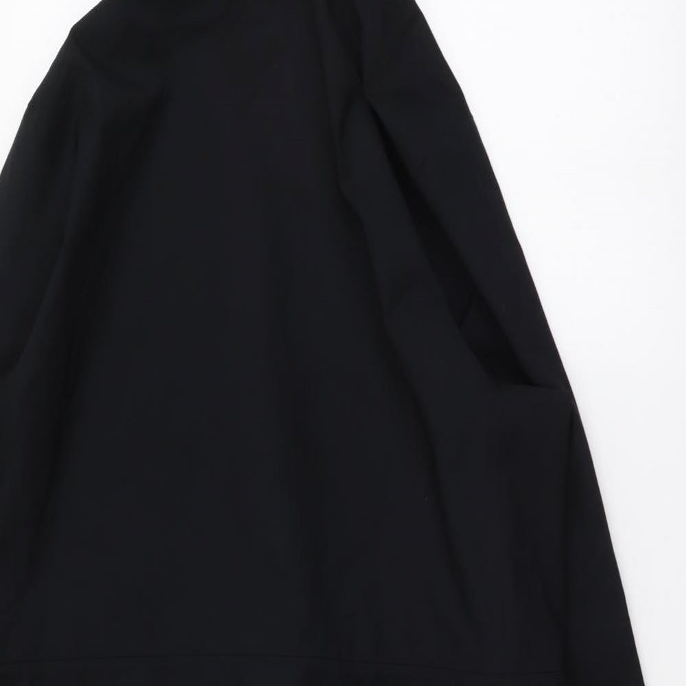 Uniqlo Womens Black Rain Coat Coat Size XL Zip