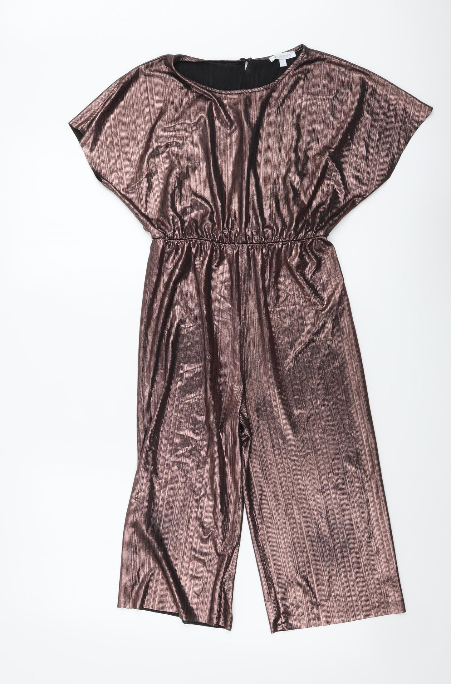 Blue Zoo Girls Pink Polyethylene Jumpsuit One-Piece Size 8-9 Years Pullover