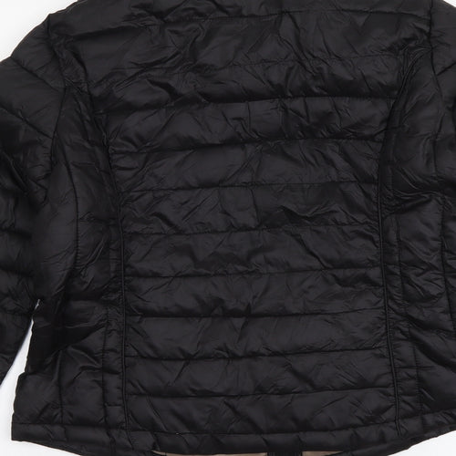 Lettie Lovers Womens Black Jacket Size M Zip