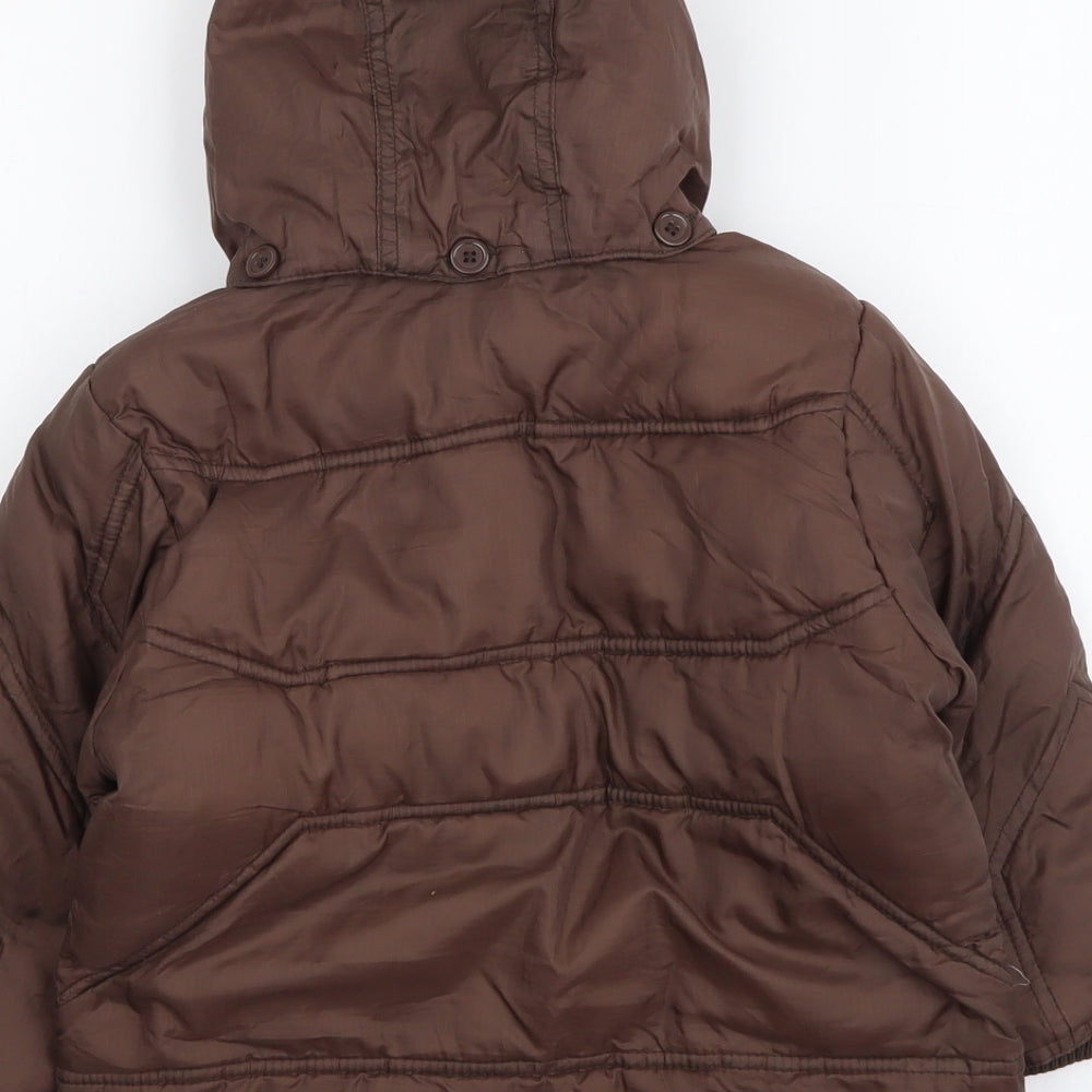 Adams Boys Brown Jacket Size 2 Years Zip