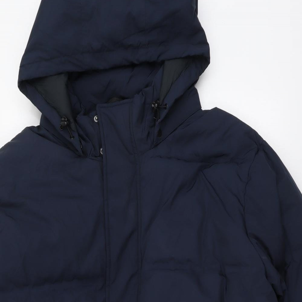 Marks and Spencer Mens Blue Jacket Size 4XL Zip