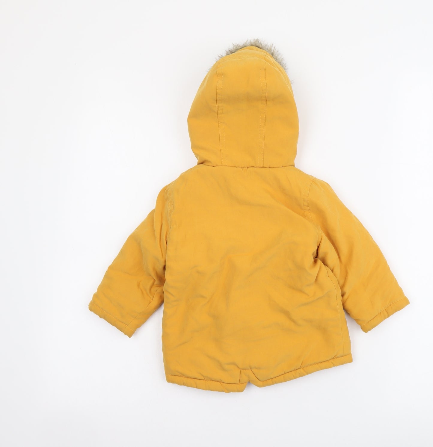 George Boys Yellow Jacket Size 9-12 Months Zip