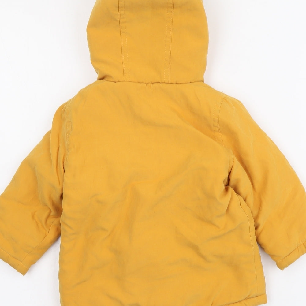 George Boys Yellow Jacket Size 9-12 Months Zip