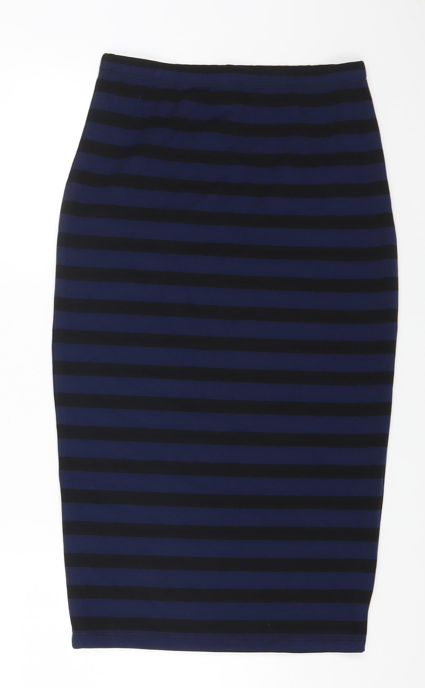 South Womens Multicoloured Striped Polyester Straight & Pencil Skirt Size 10