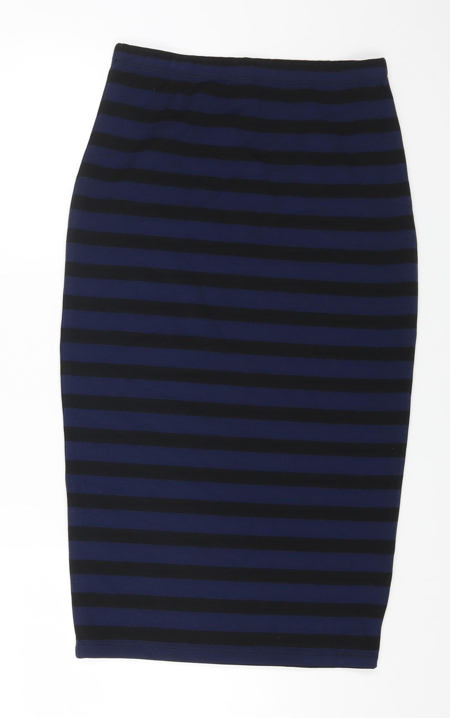 South Womens Multicoloured Striped Polyester Straight & Pencil Skirt Size 10