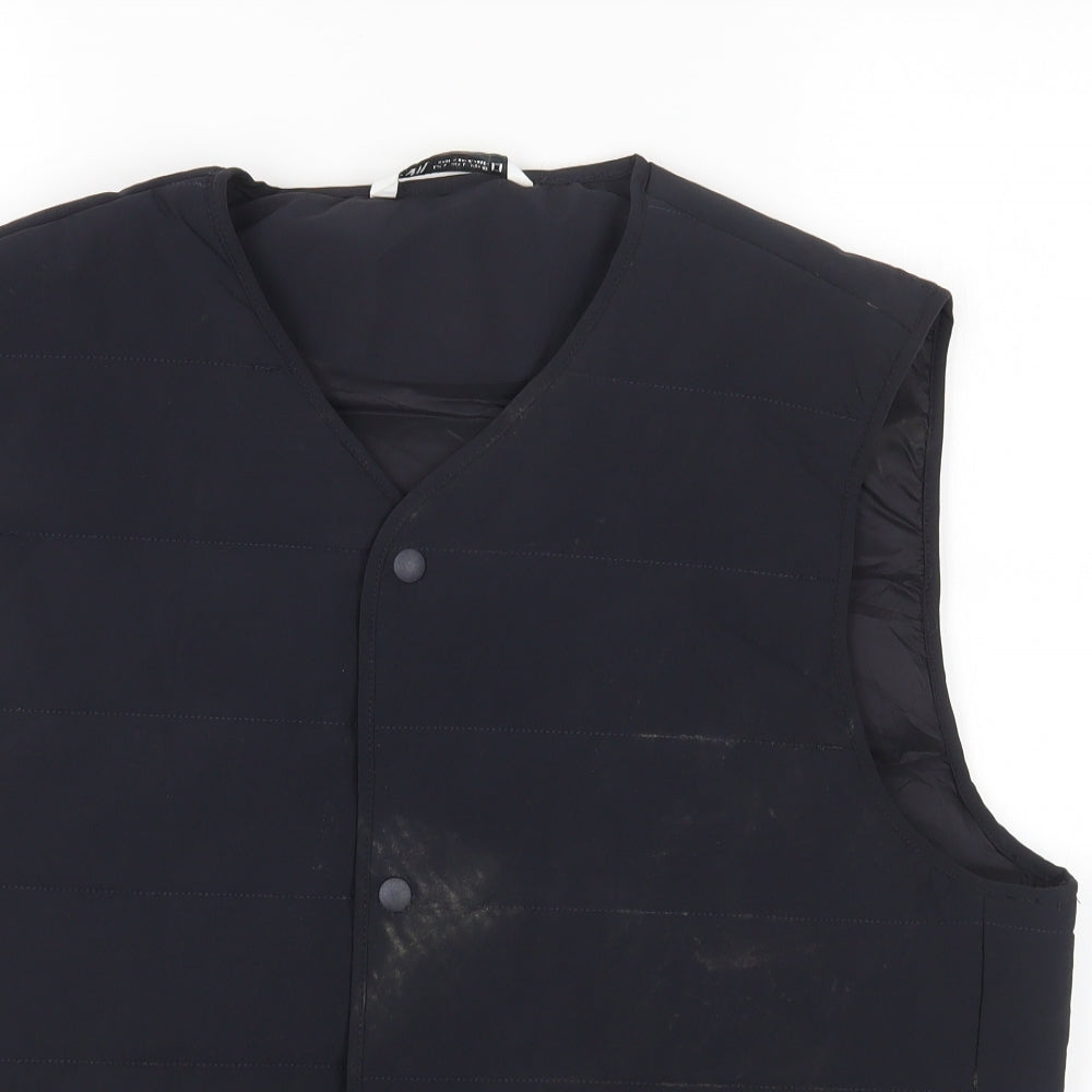 Zara Womens Black Jacket Size L Snap