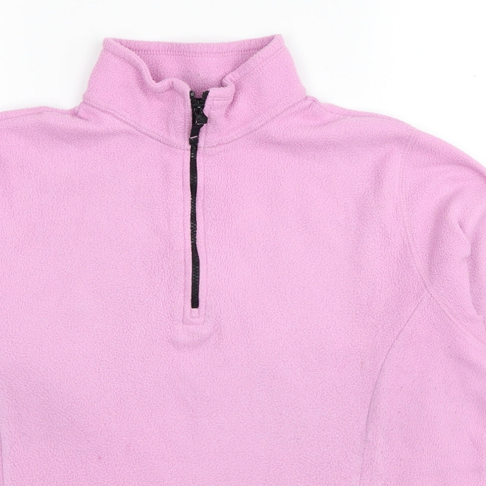 Lands' End Womens Pink Polyester Pullover Sweatshirt Size S Pullover - Size 6-8