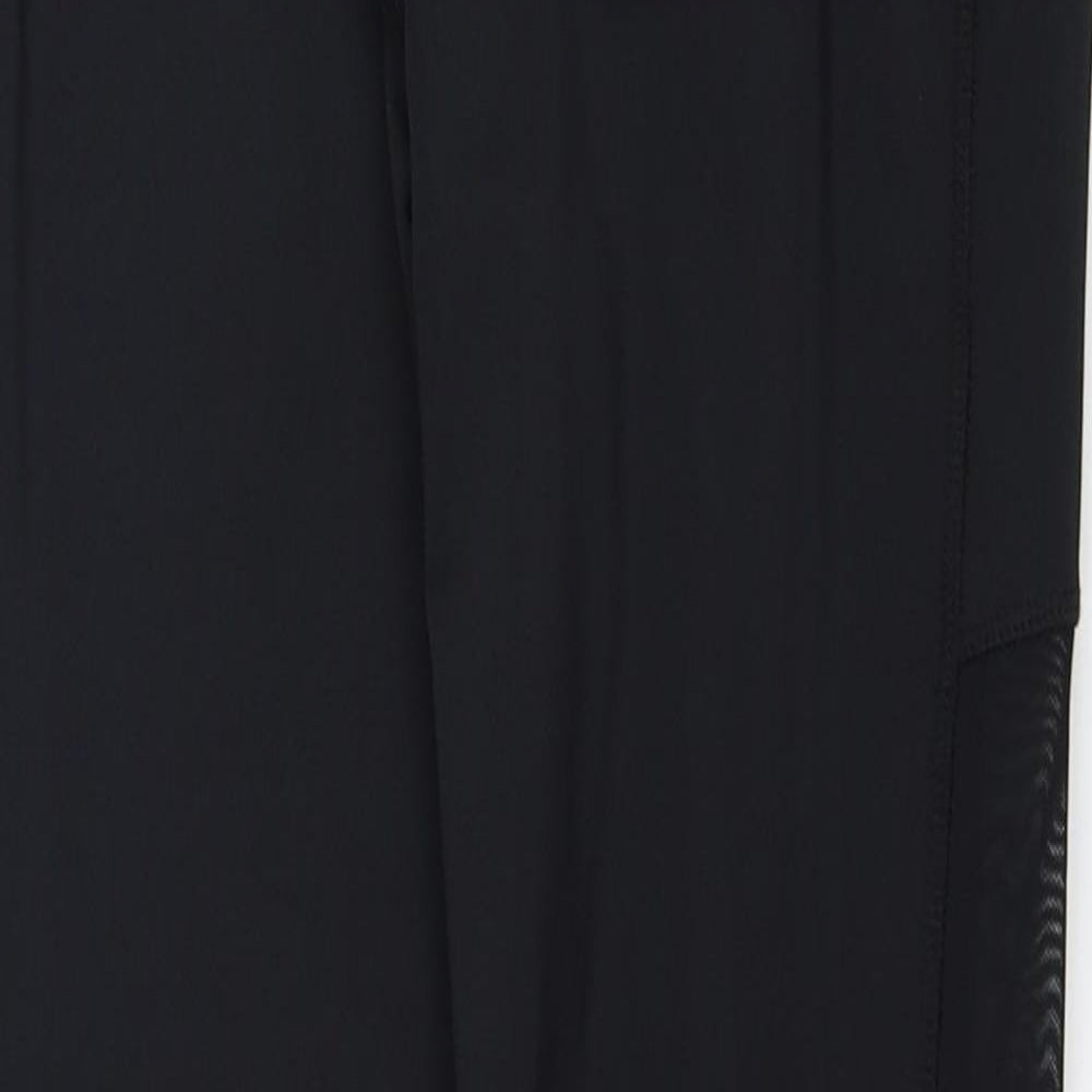 Crivit Womens Black Polyester Pedal Pusher Leggings Size 8 L26 in Regular Pullover - Size 8-10