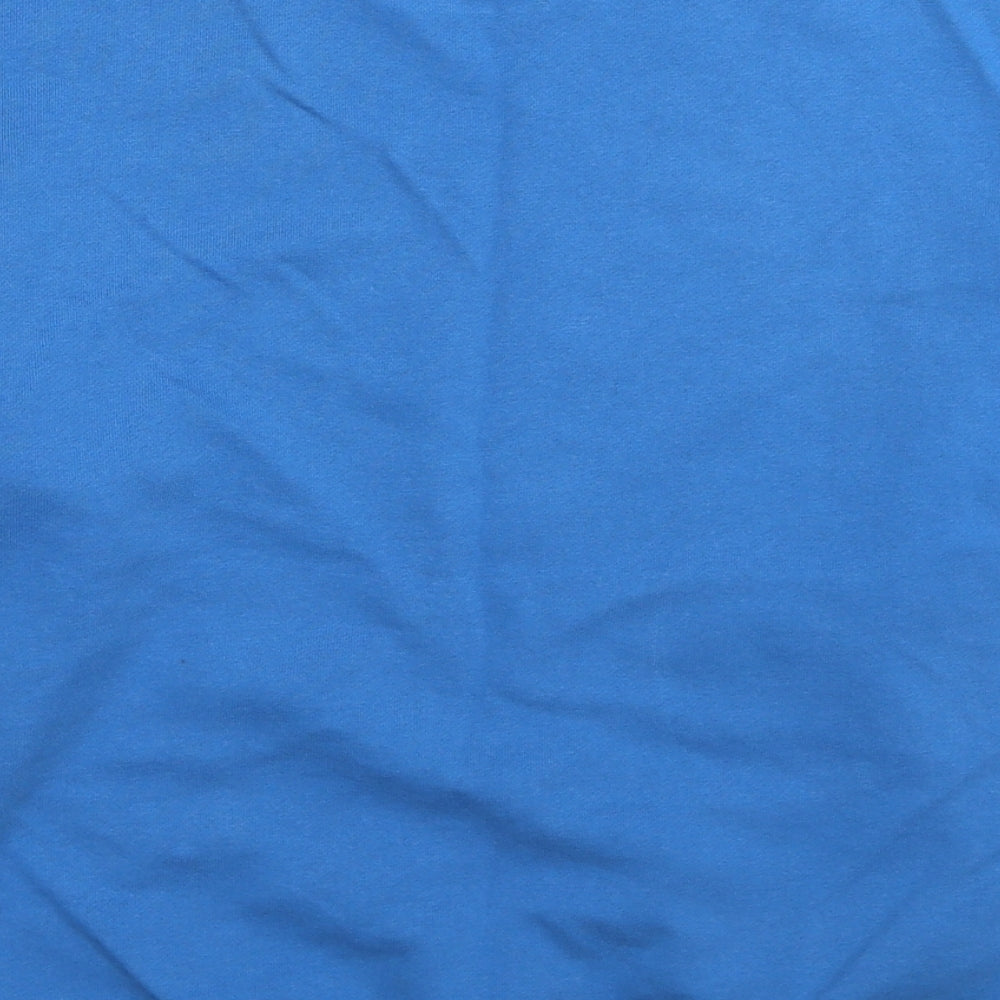 Wrangler Womens Blue Striped Cotton Pullover Sweatshirt Size M Pullover