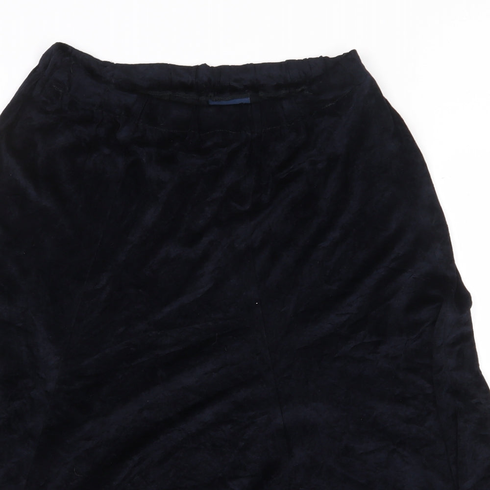 Your Sixth Sense Womens Blue Acetate A-Line Skirt Size 14
