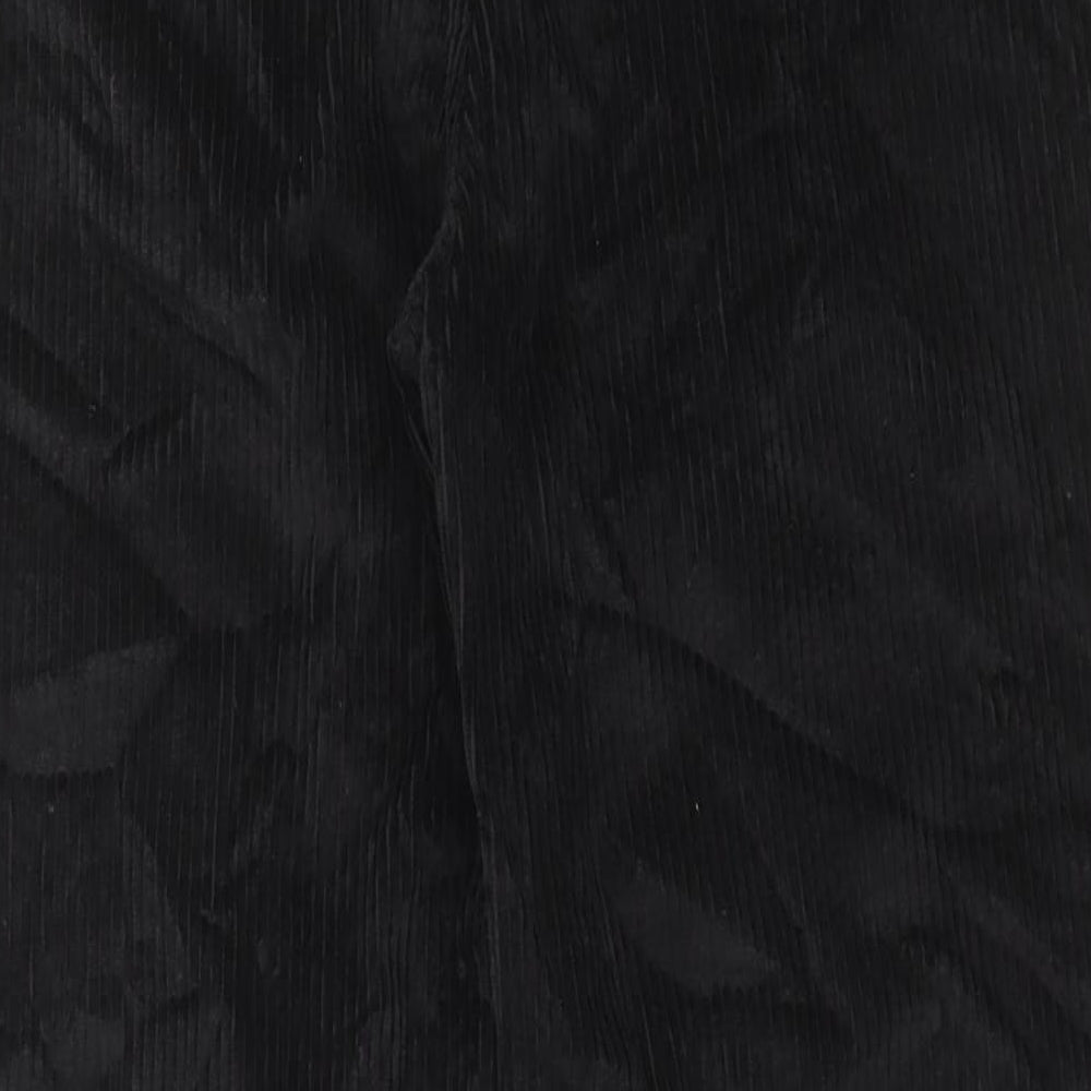 Fat Face Womens Black Cotton Straight Jeans Size 14 L27 in Regular Button