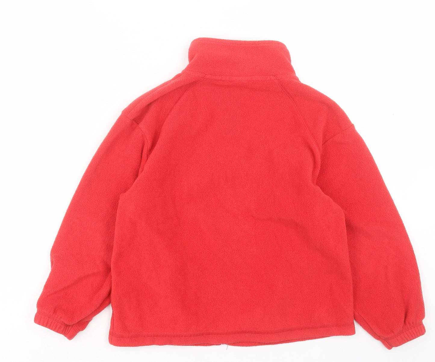 Fruit of the Loom Boys Red Jacket Size 7-8 Years Zip