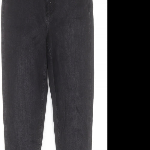 Denim & Co. Womens Black Cotton Skinny Jeans Size 8 L27 in Regular Button